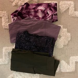 Lot of 4 pair lululemon leggings size 8